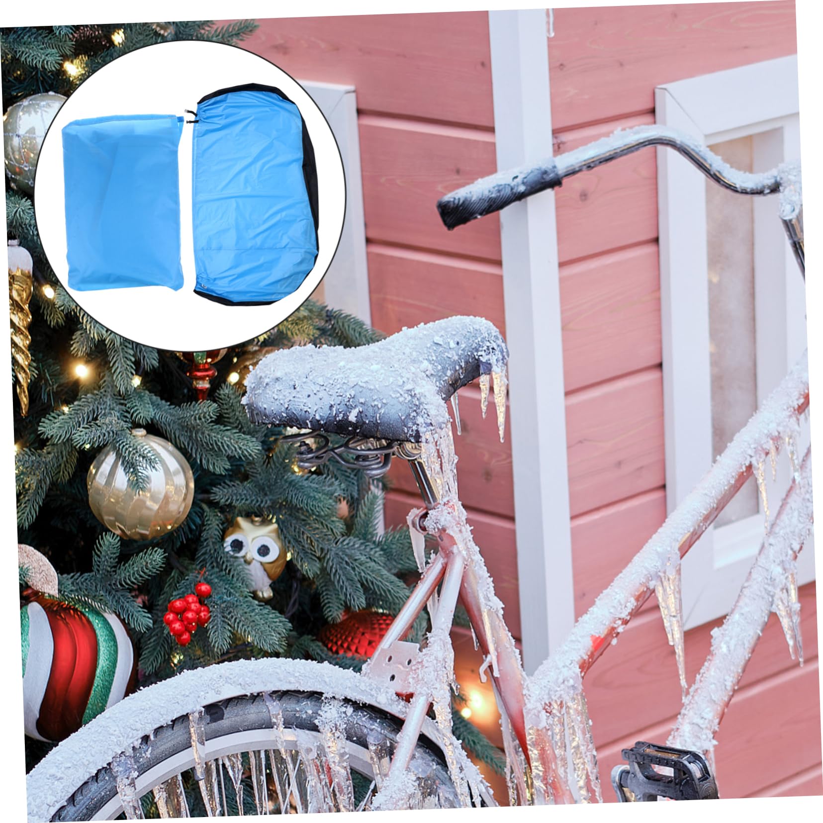 Anneome 1stk Fahrradabdeckung Staubdichte Abdeckung Für Fahrrad Fahrradschutz Fahrrad Regenschutz Wasserdichtes Fahrrad Abdeckung Für Heimtrainer Fahrradunterstand Plane Blue Schirmtuch