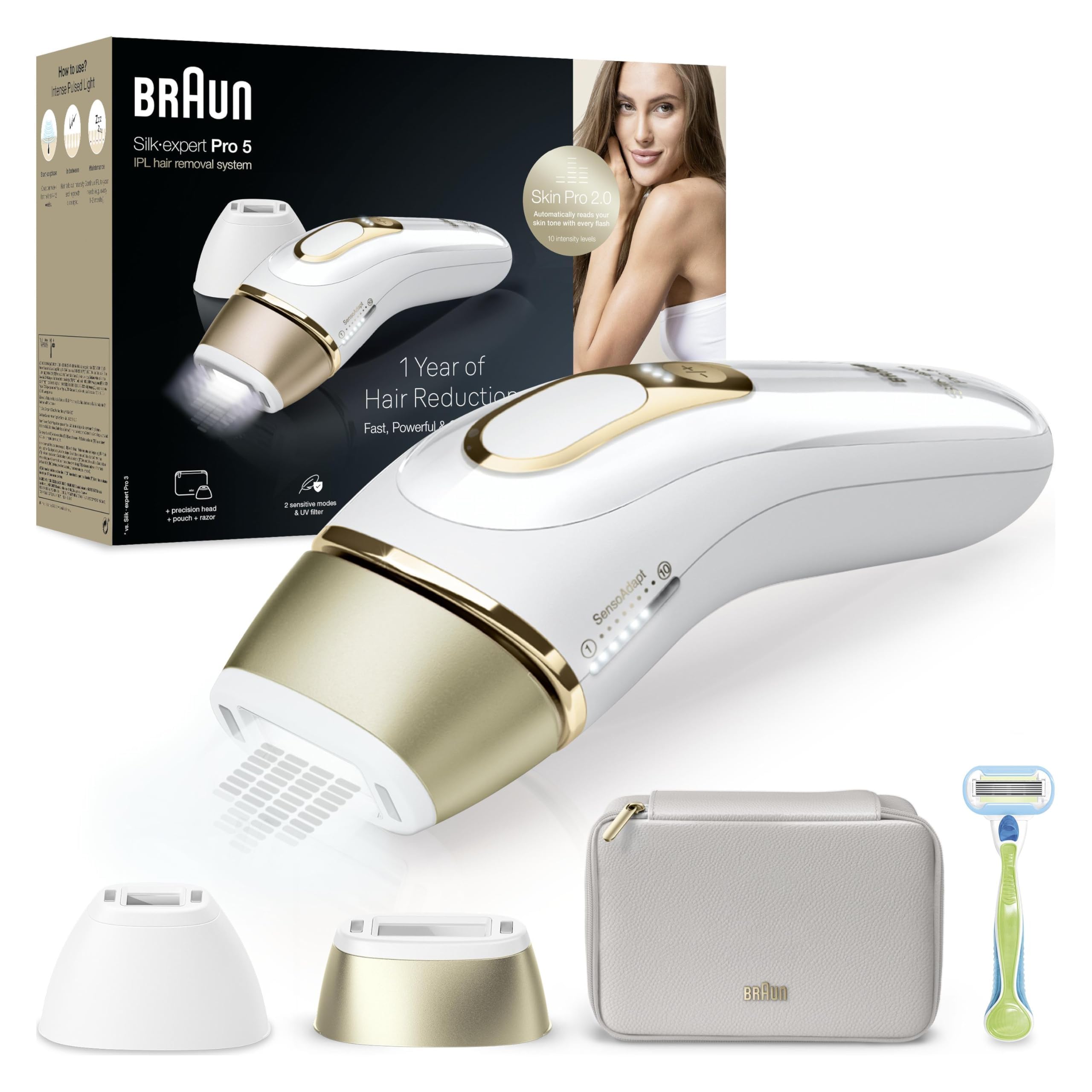 Braun Ipl Silk Expert Pro 5 Pl 5152 Ipl Permanent Hair Removal For