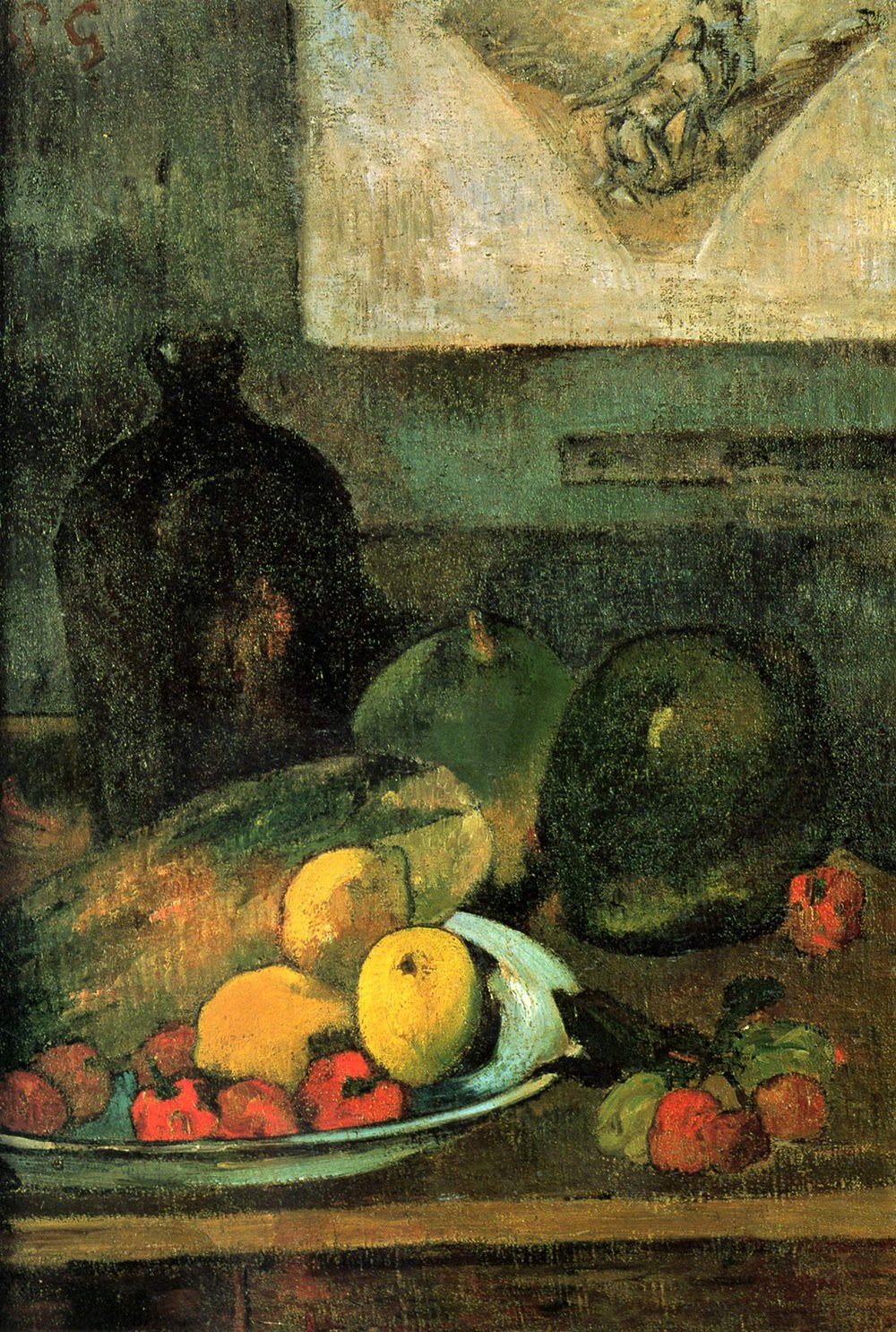 Paul Gauguin Still Life Strawberries Affiche Art Grand Format Impression Mate