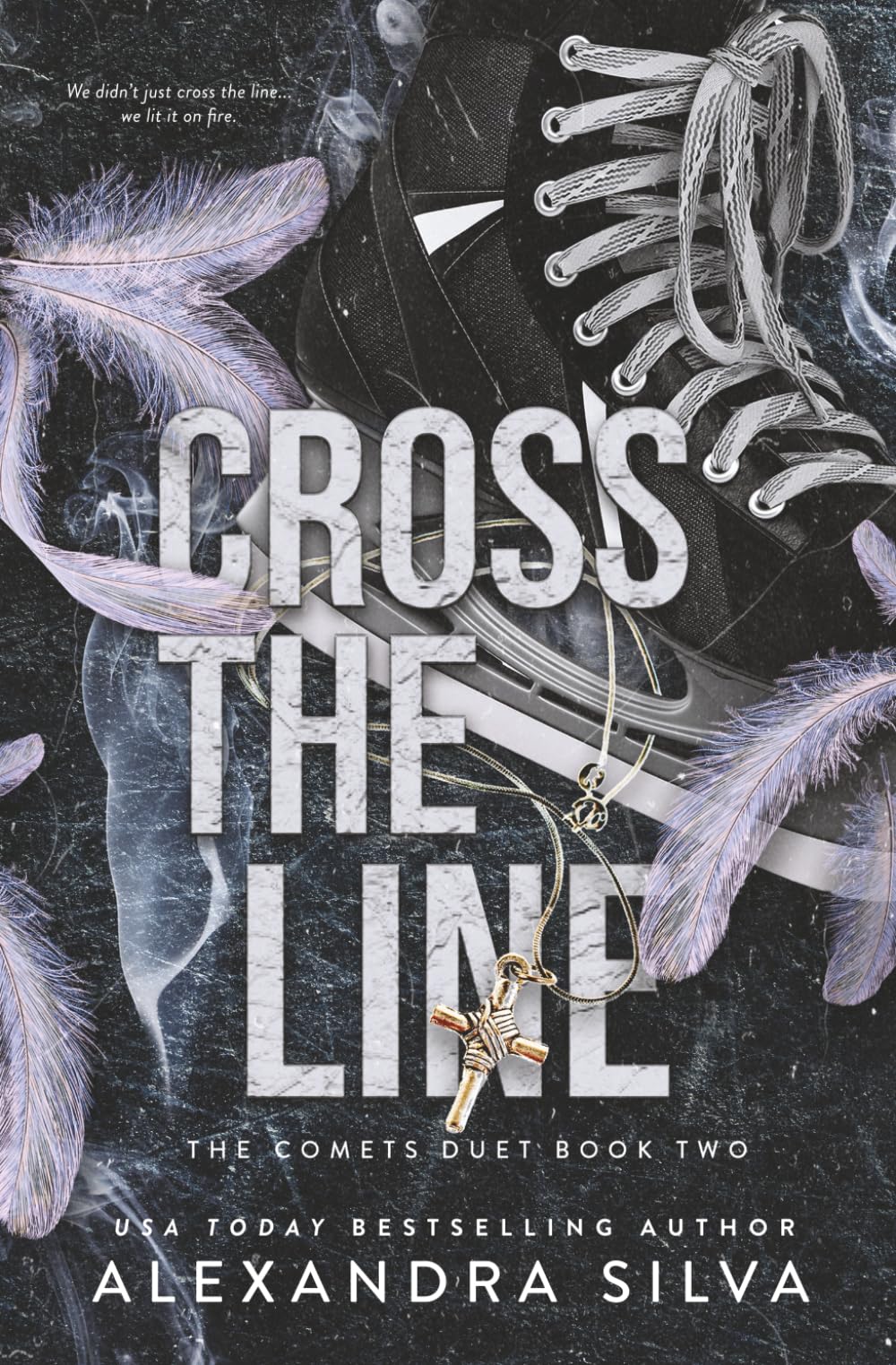 Cross the Line: A Dark MMF Romance of Forbidden Love, High Stakes, and Healing Hearts (Los Angeles Comets)