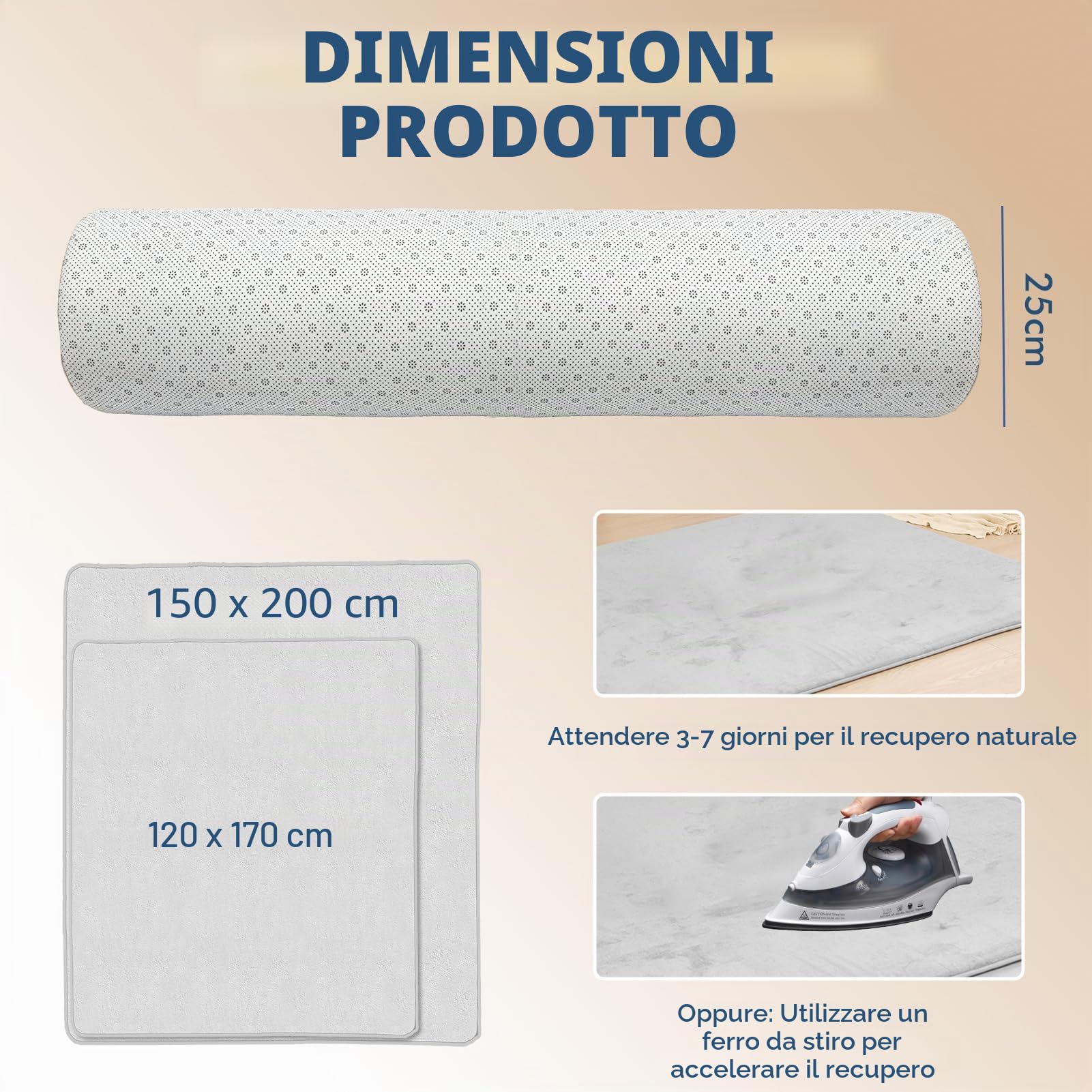 Tappeto cameretta bambini 200x150x3cm, tappeto gioco neonato gattonamento morbido per bambini, tappeti camera bambina bambino, tappetino moderno spesso con fondo antiscivolo, soggiorno, regalo neonato