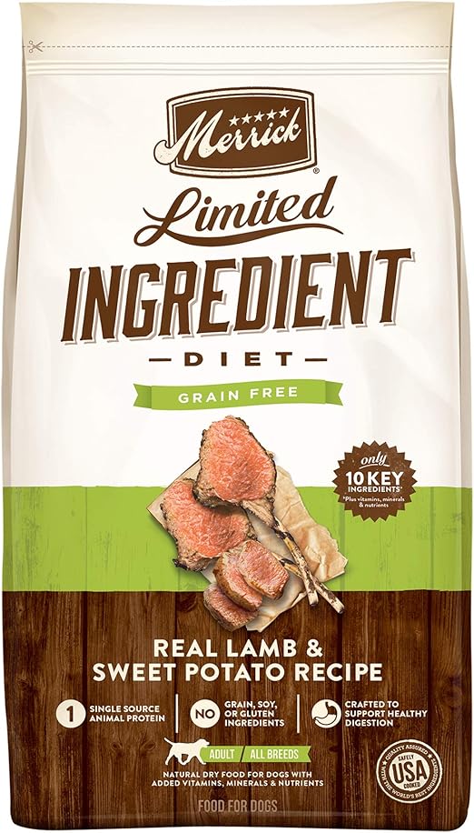 merrick grain free lamb and sweet potato