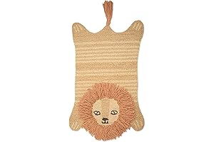 Safari-Themed Wool Nursery Rug for Delightful Toddler Spaces