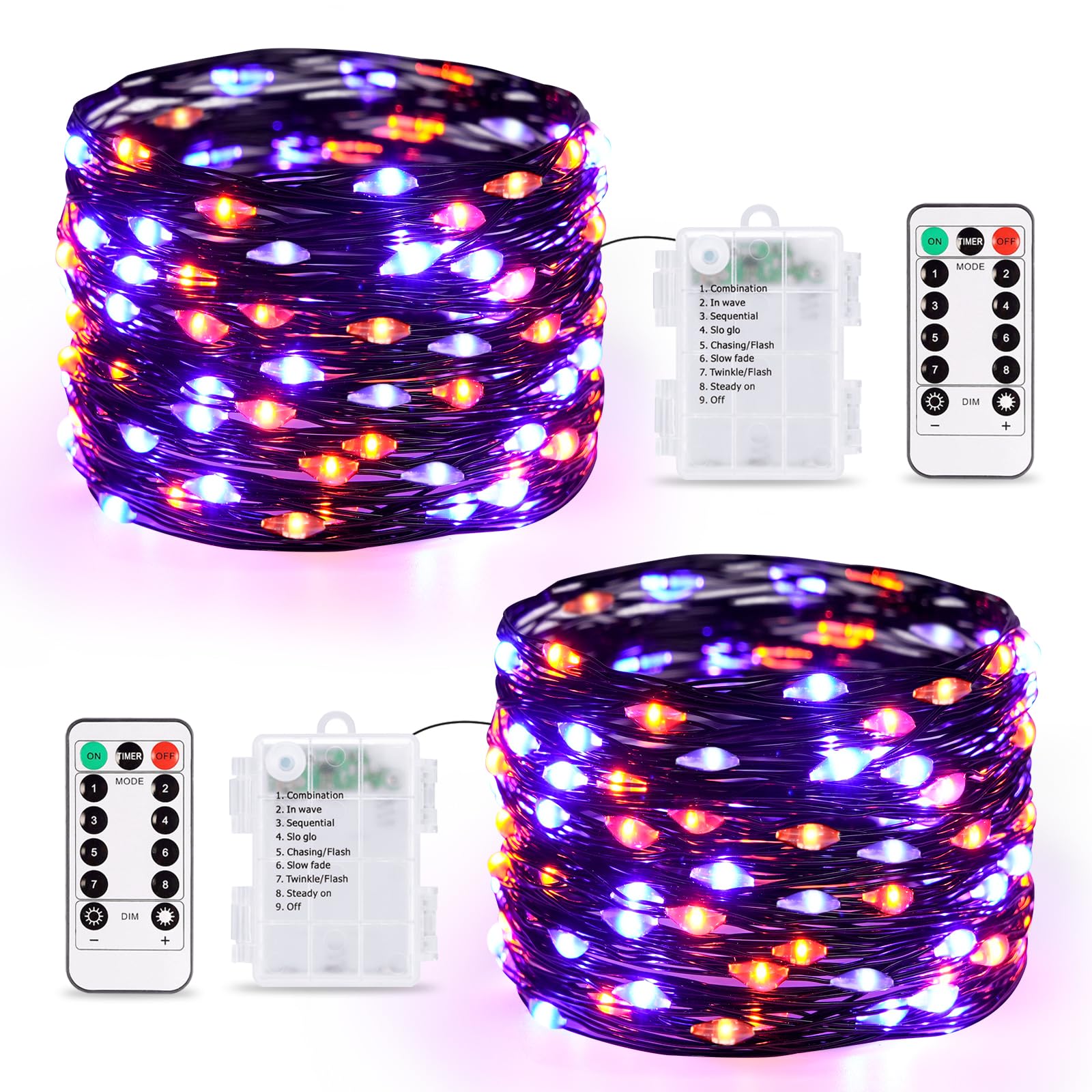 Amazon.com : JMEXSUSS 2 Pack Orange and Purple Halloween