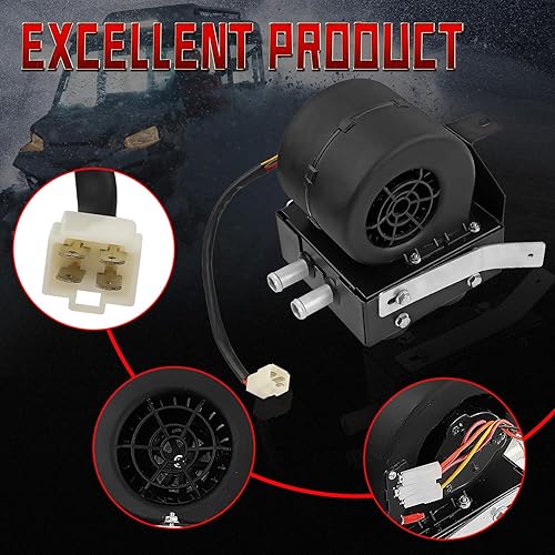 Miniatura 4 de SSHK609-00 Kit de calentador de cabina con ajuste descongelado para montaje de consola central Can-Am Maverick X3 2017, 2018, 2019, 2020, 2021, 2022