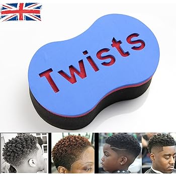 Original Barber Twists Sponge Foam Hair Brush For Dread Loc Afro Coil Curl