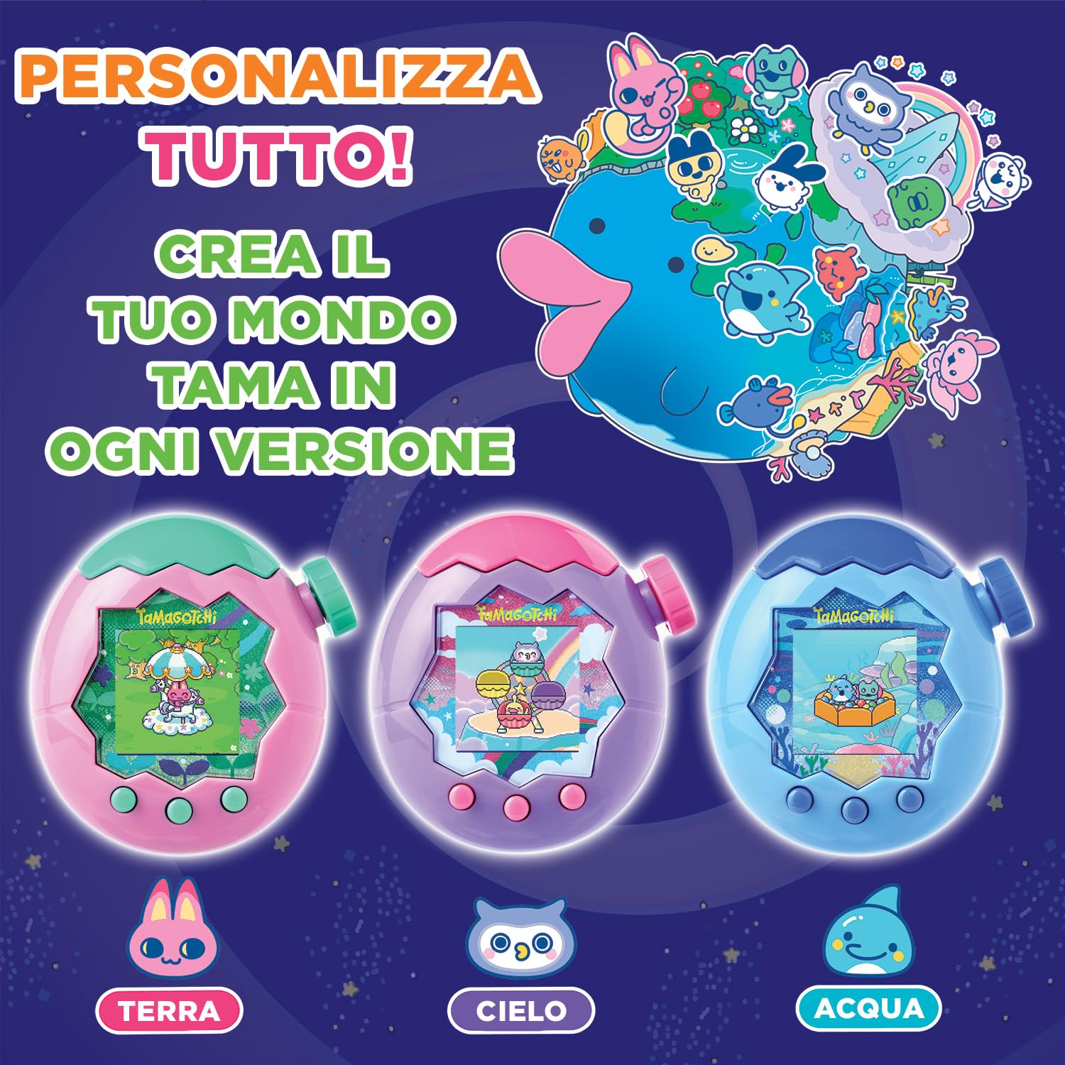 バンダイ Tama Paradise スーパースカイ TAMAGOTCHI Bandai Paradise Eau - Wirtualne zwierzę hodowlane