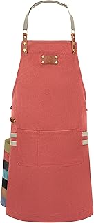 Ess-Nische® Kochschürze Grillschürze für Männer und Frauen - Küchenschürze für Herren - Ideal als Geschenk für Männer, Oma oder Opa - Denim Schürze Damen extra lang - viele Farben