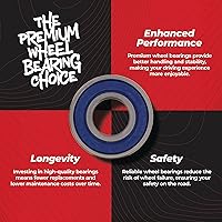 Vista 4 de All Balls Racing 25-1379 Kit de rodamientos de rueda compatible con BMW Honda Kawasaki Suzuki Victory