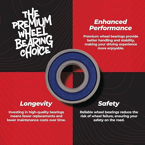 Miniatura 4 de All Balls Racing 25-1379 Kit de rodamientos de rueda compatible con BMW Honda Kawasaki Suzuki Victory