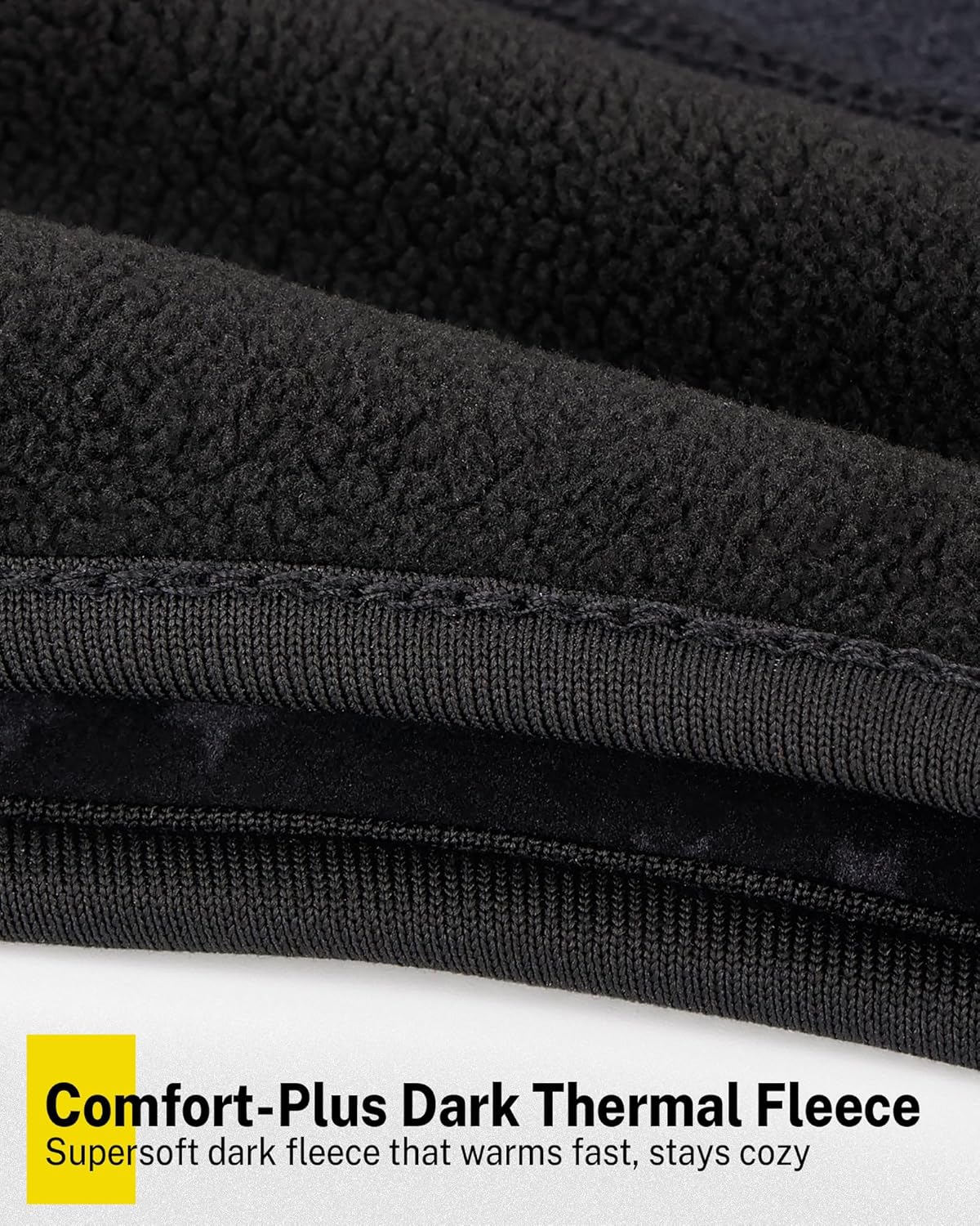 GXCROR Winter Helmet Liner Skull Cap, Fleece Lined Warm Cycling Cap with Glasses Holes, Thermal Hat Beanie for Men Women - Image 2