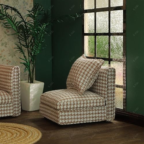 Miniatura 17 de iLAND Muebles de casa de muñecas, juego de sofá seccional en miniatura para decoración de casa de muñecas, accesorios a escala 1/12, sofá moderno