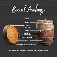 Vista 2 de Auténtico barril de vino tinto de California