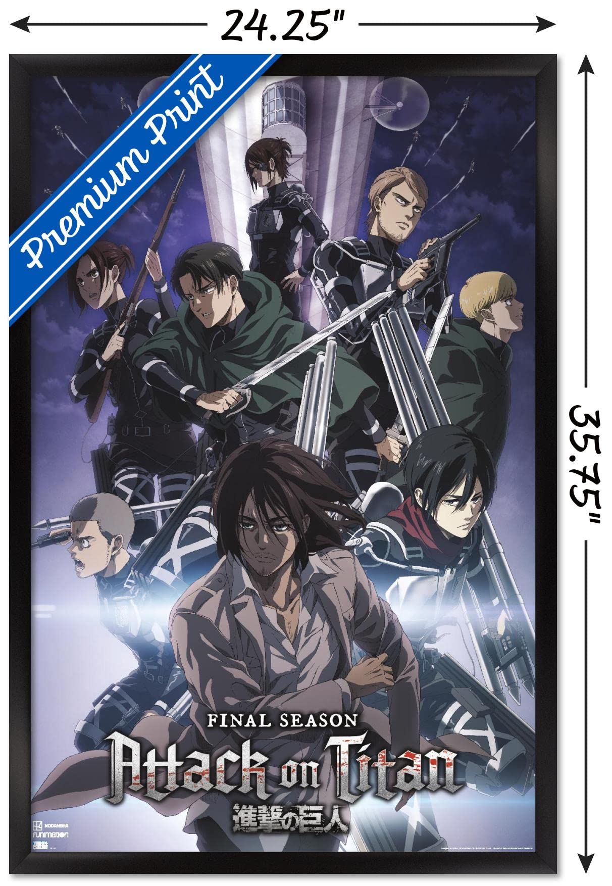 進撃の巨人 ポスター 新品・未開封 即購入⭕ 2025年最新】Yahoo