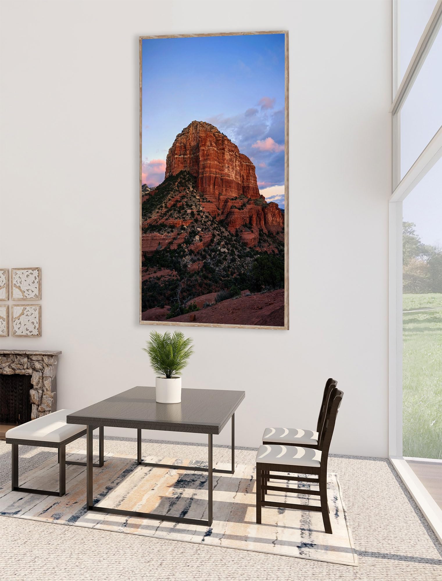 Instarry Diamond Painting 5D – Paesaggio Montagna Rocciosa – 80x40 Cm – Grande Formato