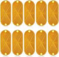 Vista 10 de smseace Paquete de 16 reflectores de seguridad rojos/blancos autoadhesivos para remolque, reflector de automóvil, reflectores para entrada