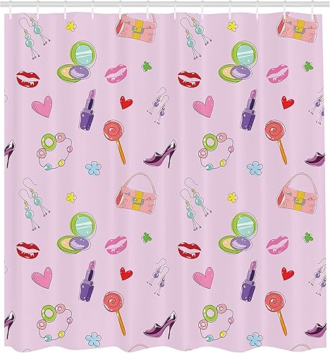 Miniatura 2 de Cortina para regadera de baño tela de poliéster de la línea Decor Collection de Ambesonne