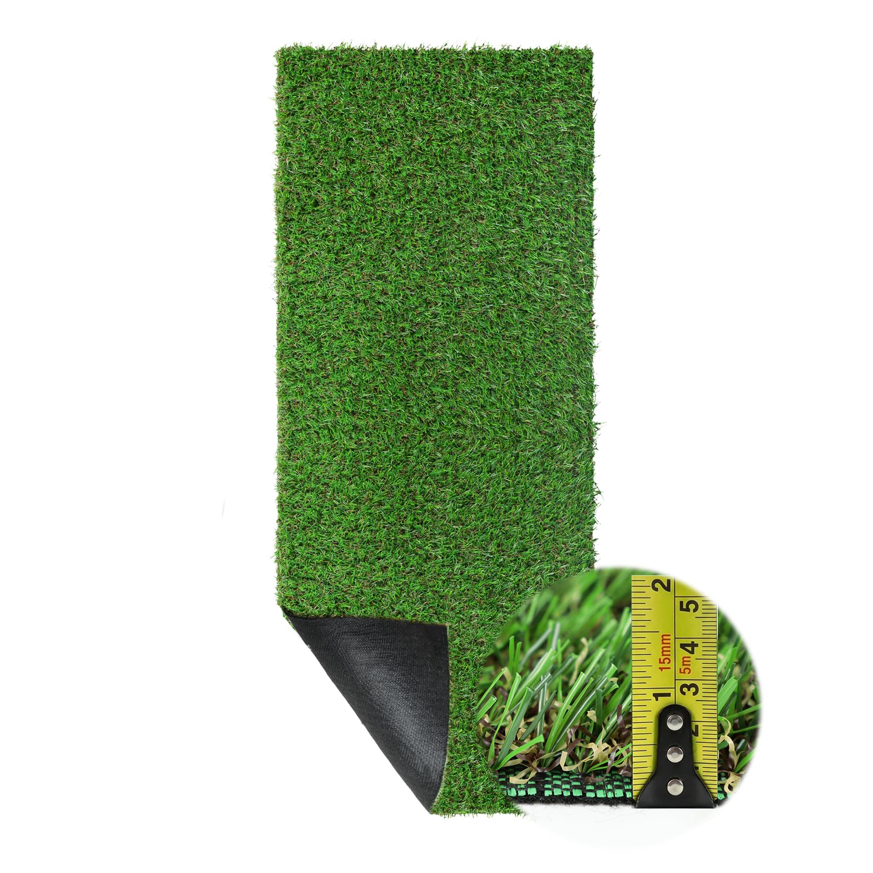 XLX TURF 4FT X 10FT Artificial Grass Rug 15mm Pile Height