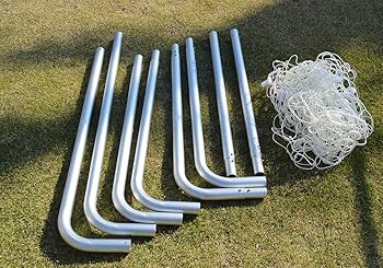 Amazon | アルミ製、組立式ミニサッカーゴール2台セット、横幅2m