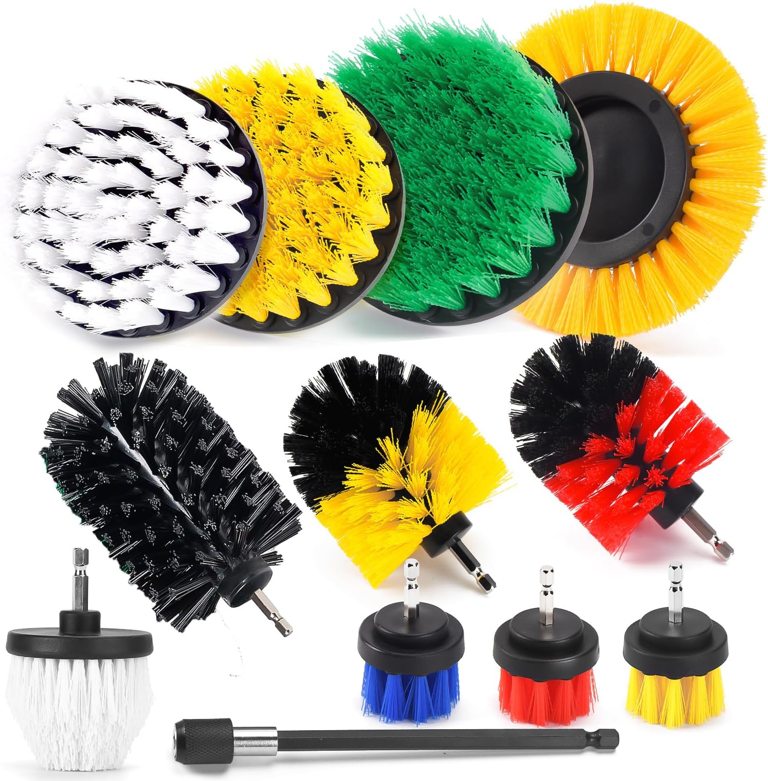 IMPRESA [4 Pack] .75 W Drill Brush Attachment Set 2
