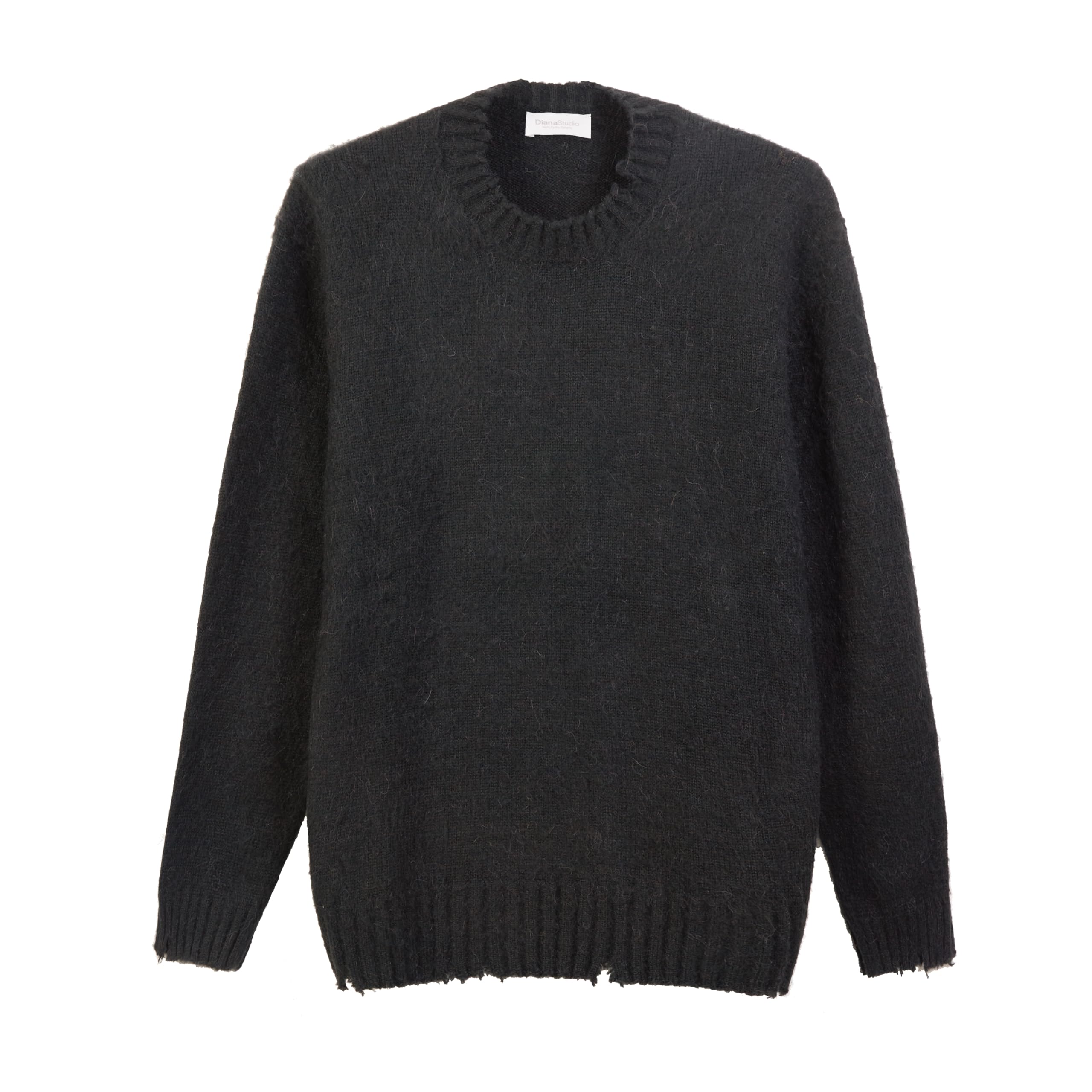 Diana Studio - Paricollo Garzato in Alpaca, Uomo, Maniche Lunghe, Regular Fit, Fatto in Italia