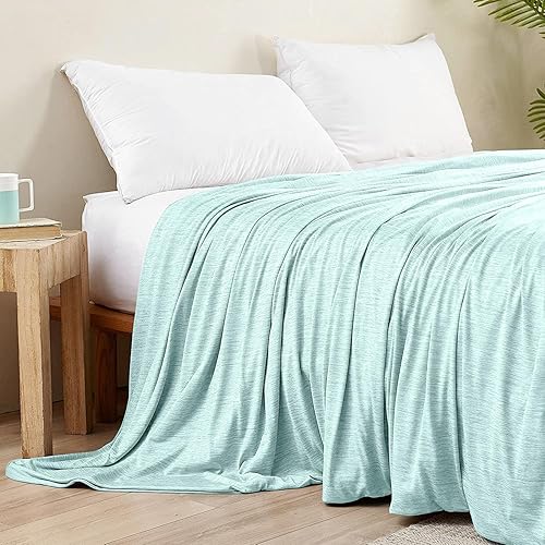 Miniatura 6 de Manta refrescante para personas que duermen con calor, sudores nocturnos, tamaño Queen, manta fresca de verano de 79 x 86 pulgadas, japonesa