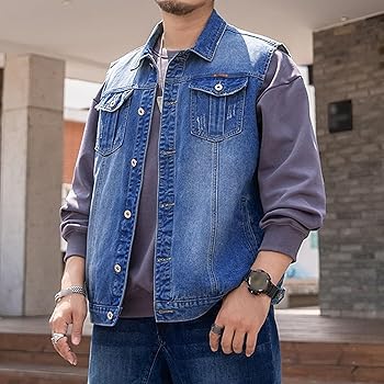 【送料&関税込】See by ChloAC Denim Vest Women's Denim Vest Sleeveless Washed Distressed Jean Jacket