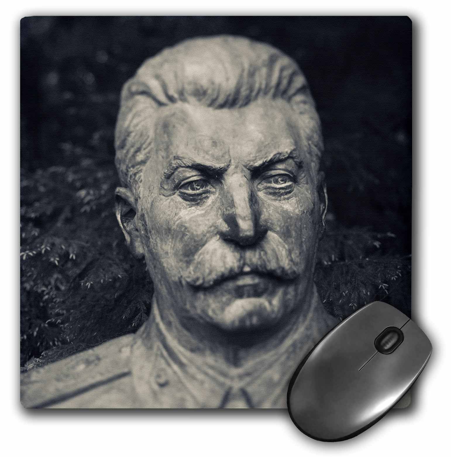 3dRose LLC 8 x 8 x 0.25 Lithuania Grutas Park Statue Joseph Stalin Walter Bibikow Mouse Pad (mp_82900_1)