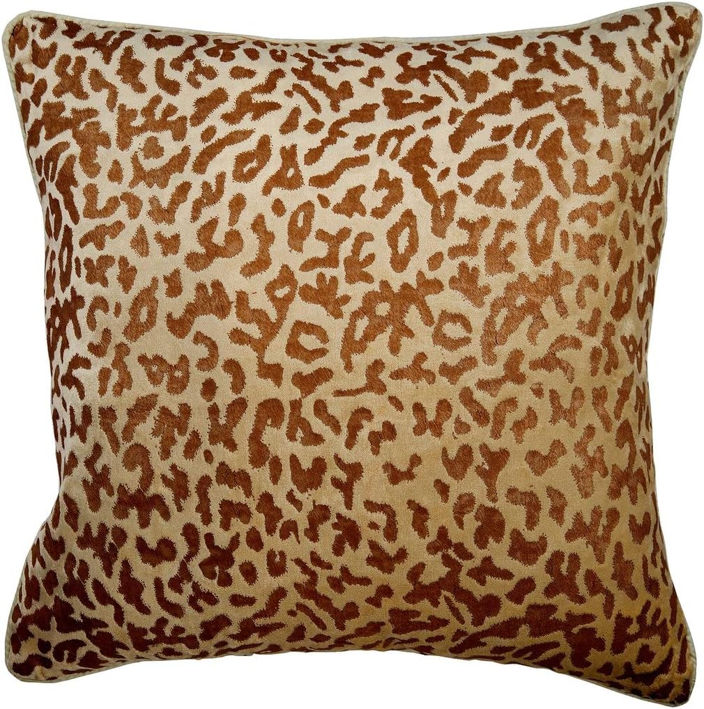 The HomeCentric Pillow Covers, Beige Euro Size Pillow Shams