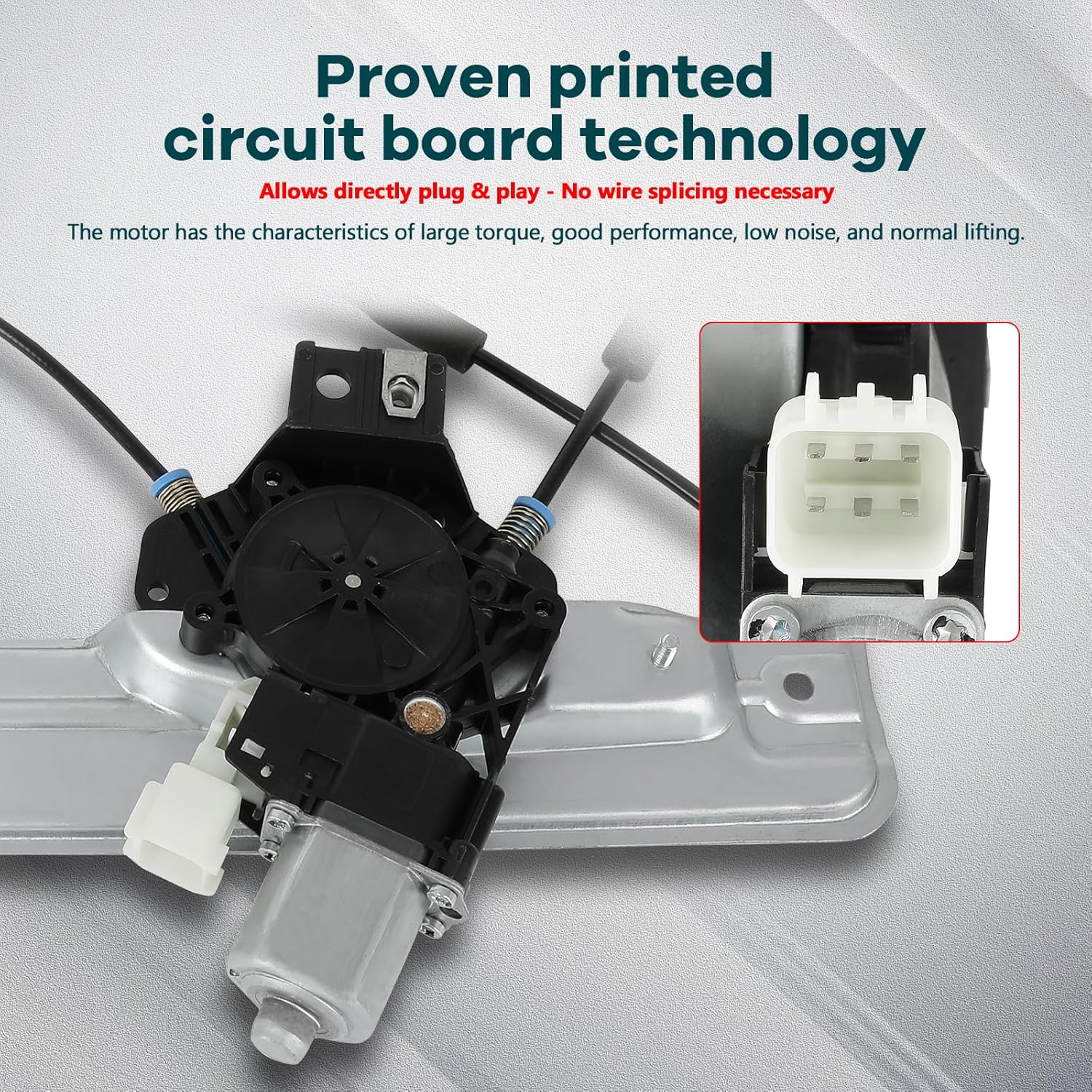 FINDAUTO Power Window Regulator Front Left Driver Side fit for 2013-2019 for Ford Escape 751-016 Window Regulator and Motor Assembly with Motor