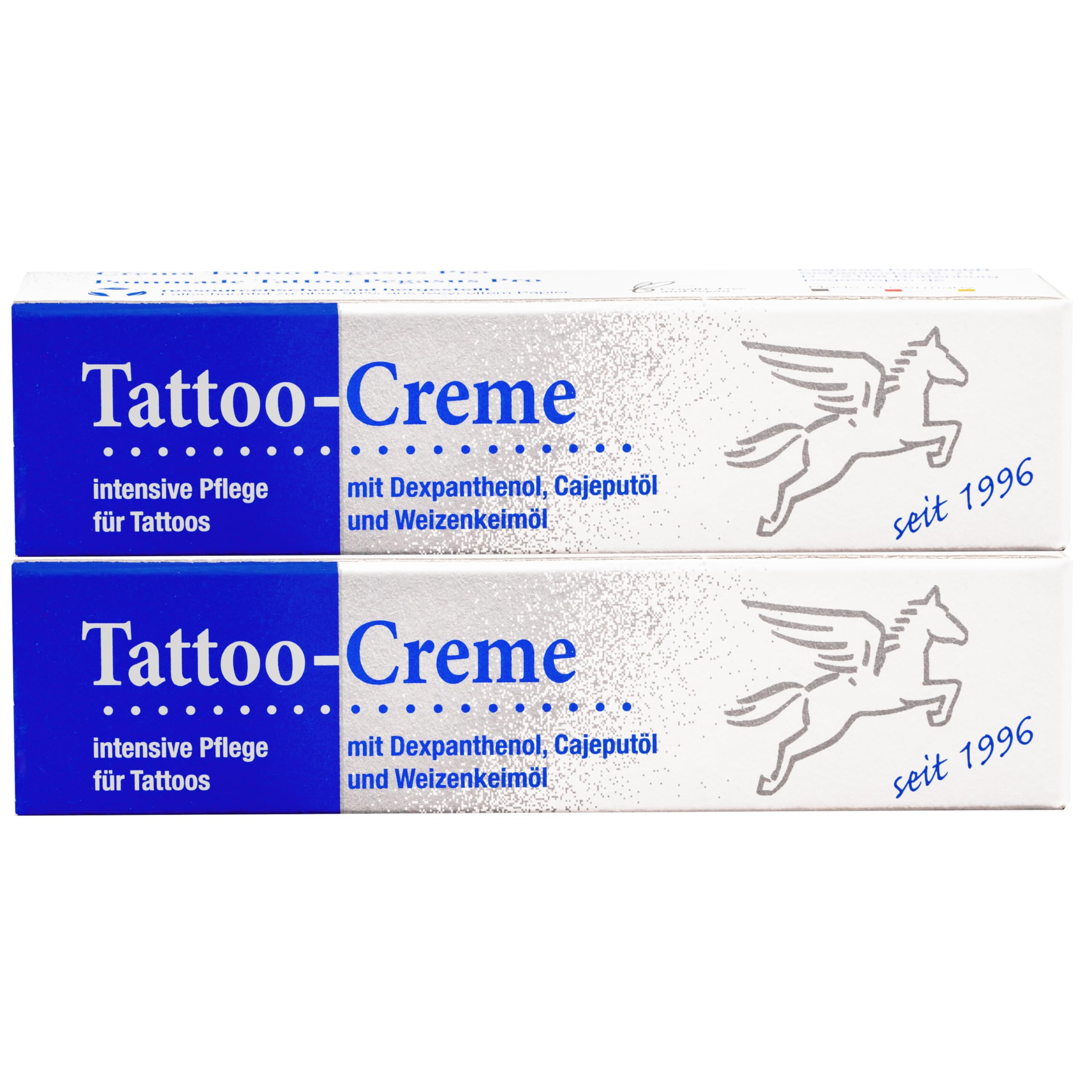Pegasus Tattoo Cream, 2x 25 ml with Cajeput Oil Aftercare