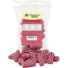 Strawberry Licorice Twist 8 oz, Sweet Sour Candy - Red Licorice from Sweden, No Artificial Colors Candy