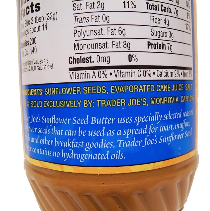 Pack de 2 Mantequilla de Semillas de Girasol Trader Joe's miniatura 3