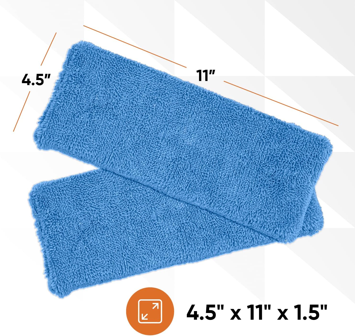 Superio Microfiber Mop Head Replacement for Self-Wring Miracle Mop, Microfiber Cleaning Pad, Mop Refill, Self Wringing Mop (1 Pack)