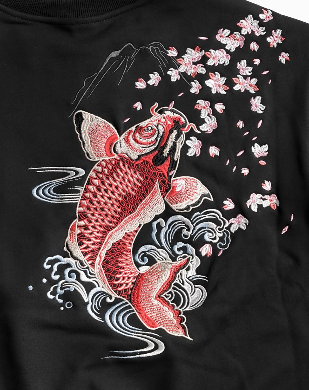 Niepce Inc Japanese Streetwear Men's Embroidered Graphic Crewneck Sweatshirt