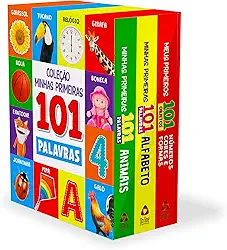 Coleção Minhas Primeiras 101 Palavras - Box com 3 Livrinhos