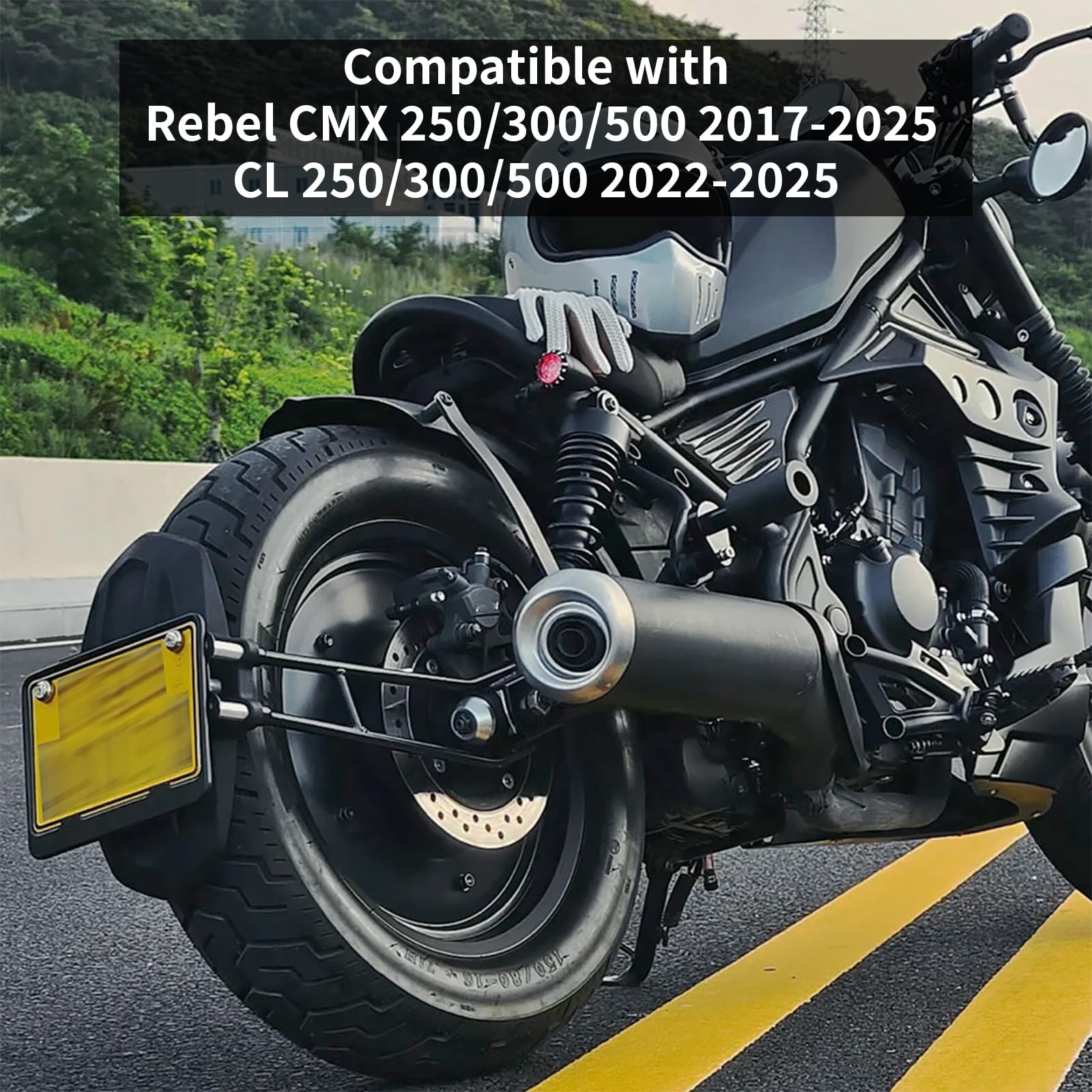 Amazon | GFARDMOTO リアフェンダー マッドガード（ナンバープレート