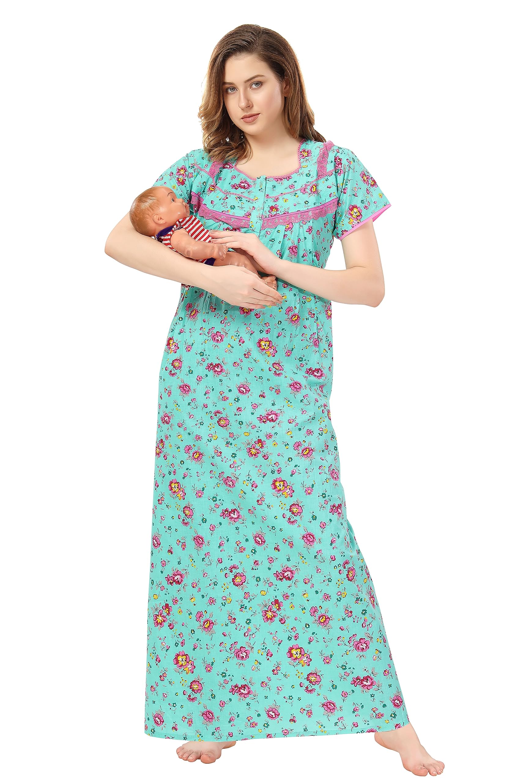 soulemo Women Cotton Maxi Nighty-picture-37