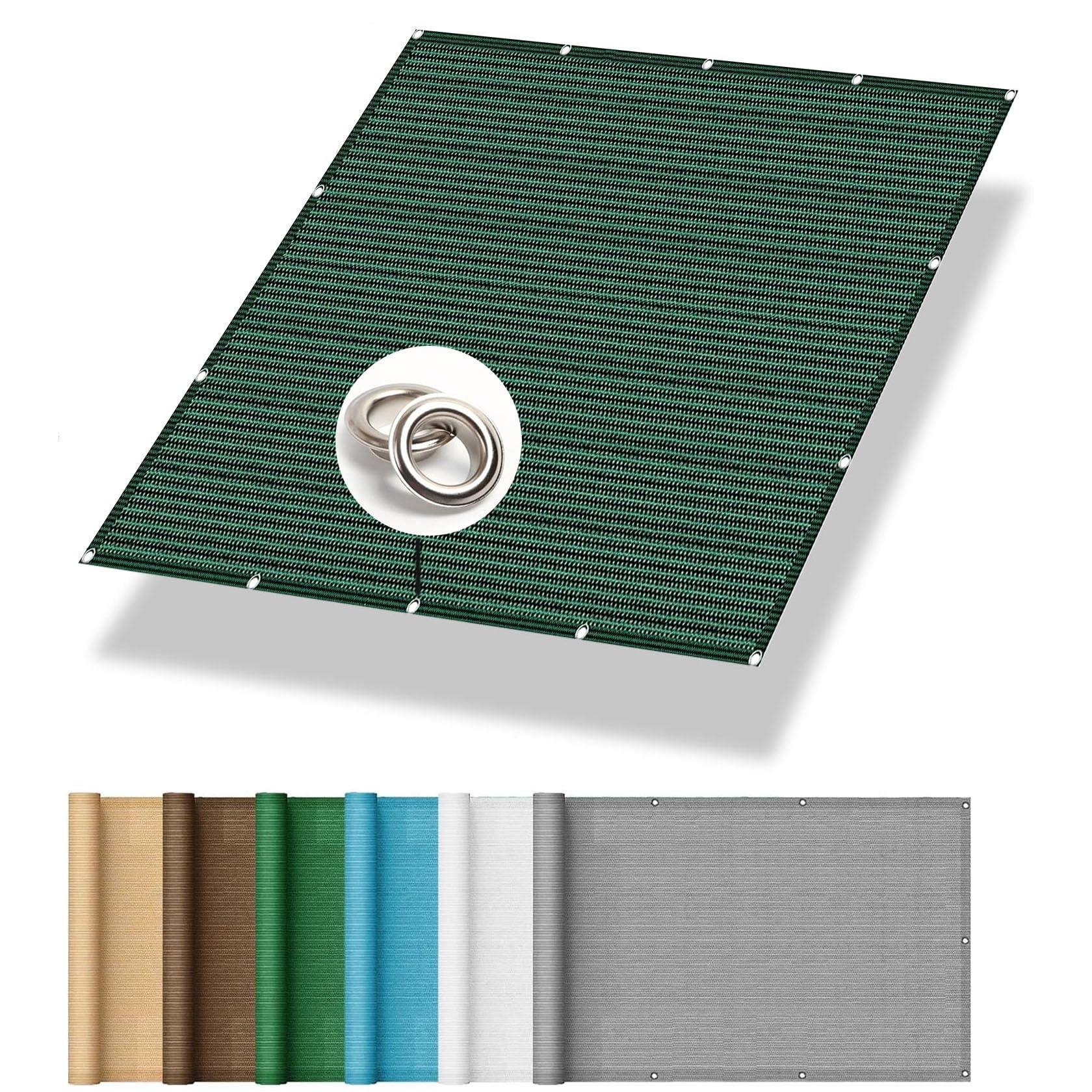 Voile d'ombrage anti UV à 95% et toile indéchirable pour pergola de jardin
