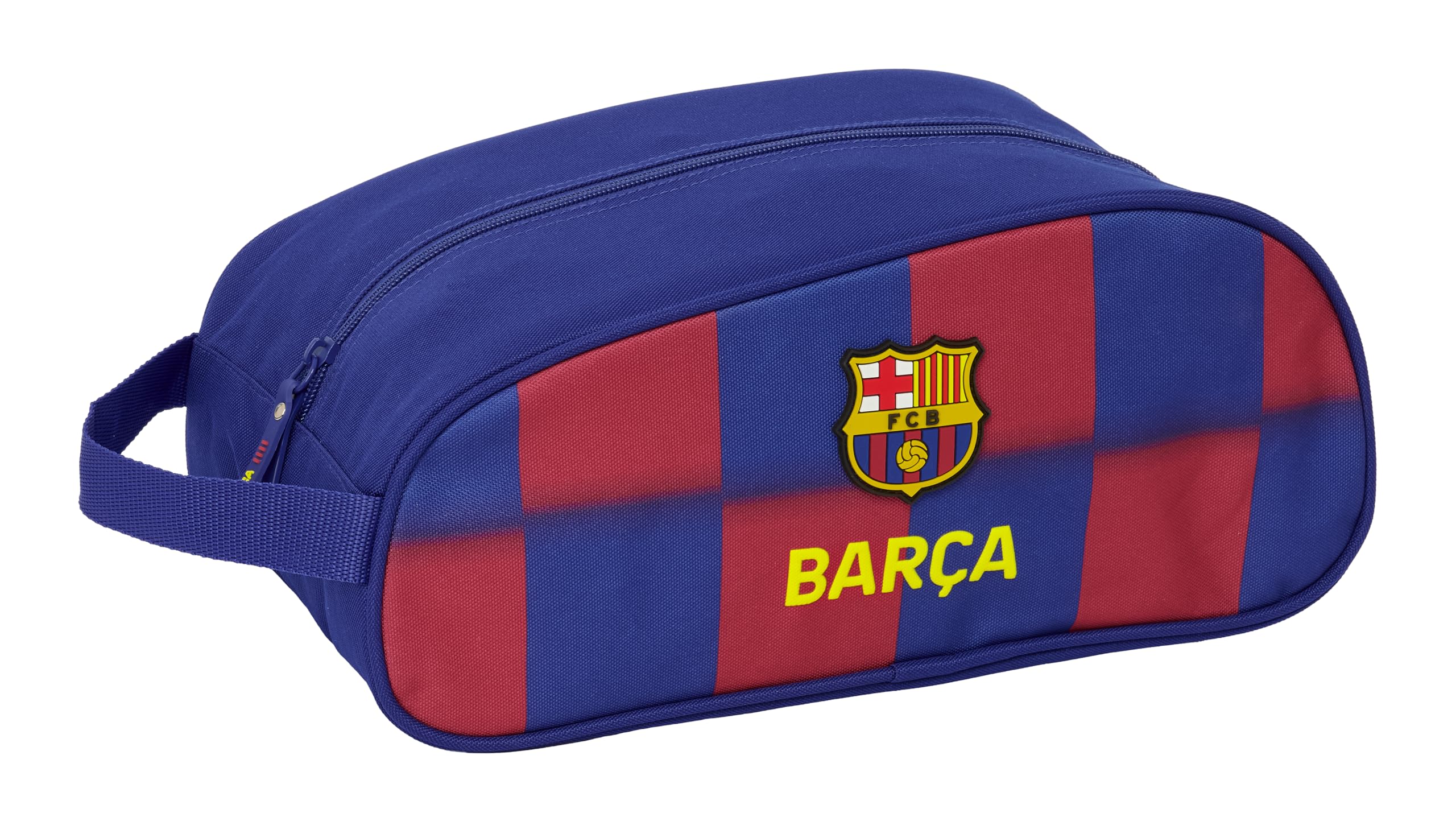 F.C. Barcelona 1ª EQUIPACIÓN 25/26 - Zapatillero Ovalado, Multiusos, Portatodo, Deporte, Extraescolares, Fútbol, Cómodo y Versátil, 34x18x15 cm