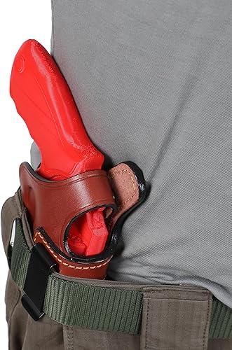 DORUK Pistolera Charter Arms Pittbull Series Revólver 2.5 pulgadas Cuero IWB Pistola Pistolster