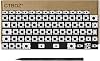 DE-Layout QWERTZ Keys Replacement Keys for MacBook Air Retina 13 Inch A2179, M1 A2337 Laptop Keyboard (2020) (Hinges)