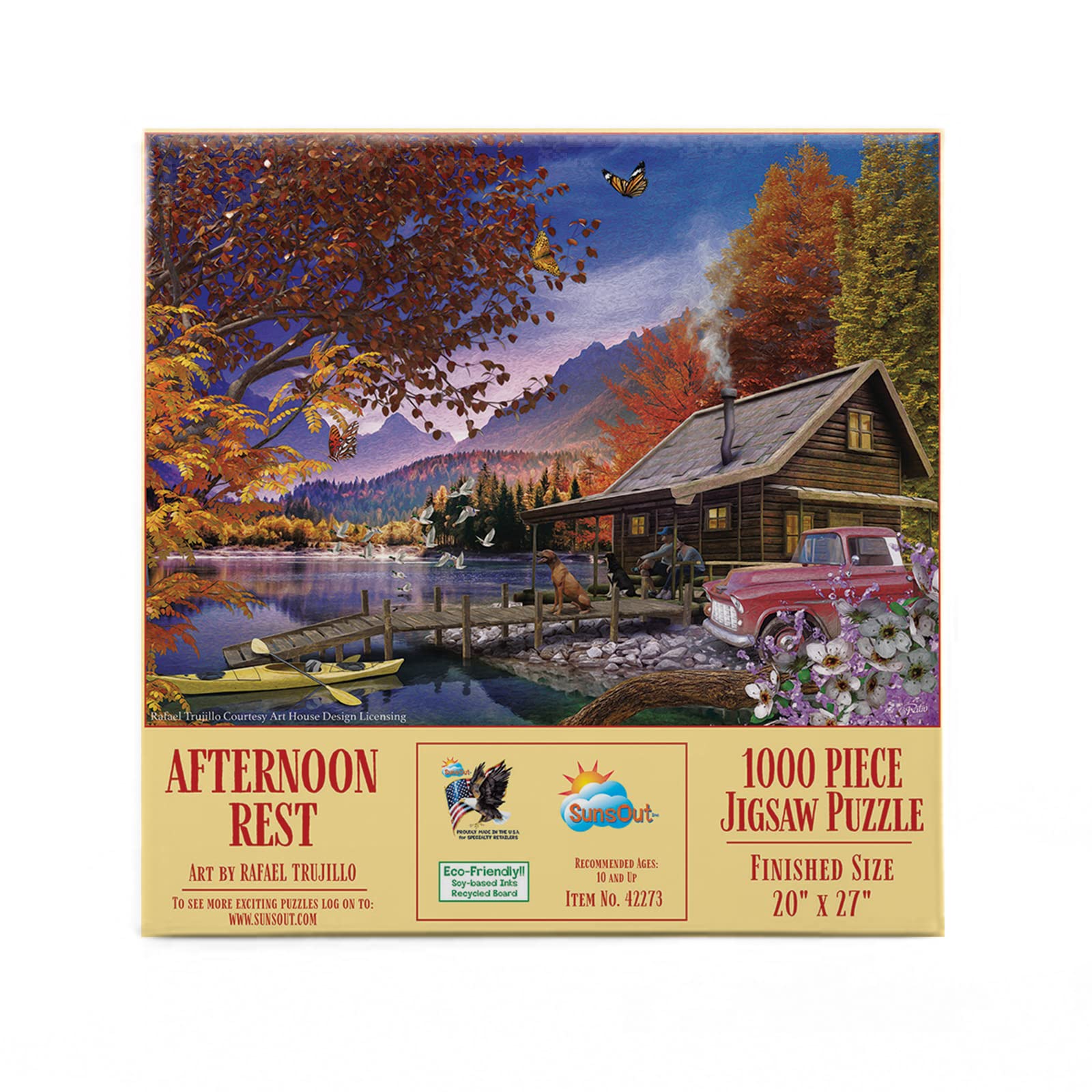 SUNSOOUT Puzzle „Herz Eines Wolfes“ – 1000 Teile, 50,8 X 68,6 Cm – Von Künstler Carol Cavalaris