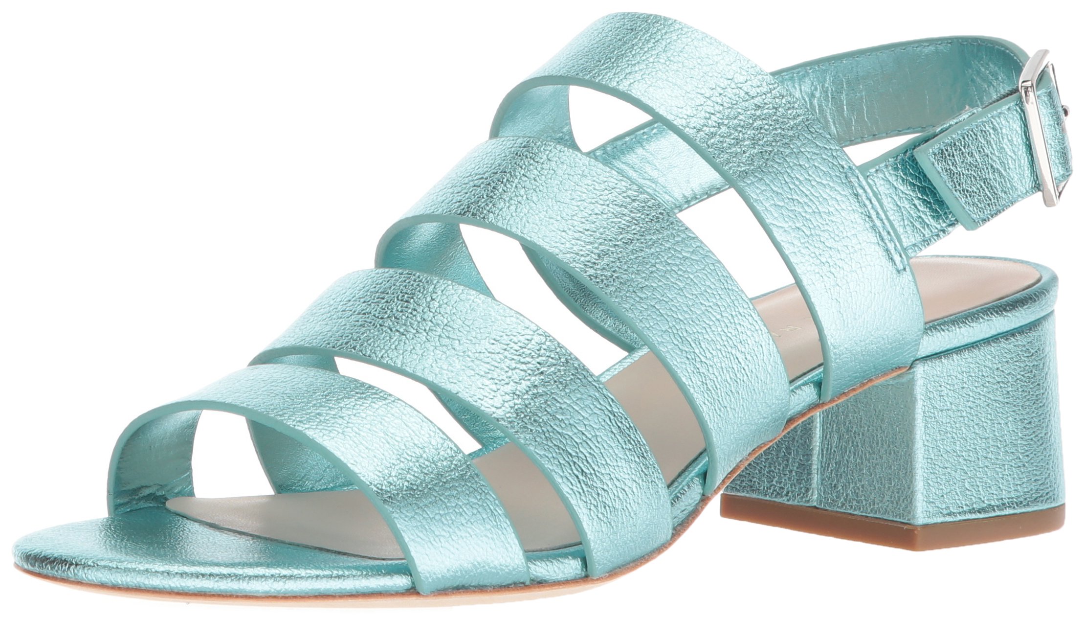 Loeffler RandallWomen's Mavis (Foiled Lambskin) Heeled Sandal
