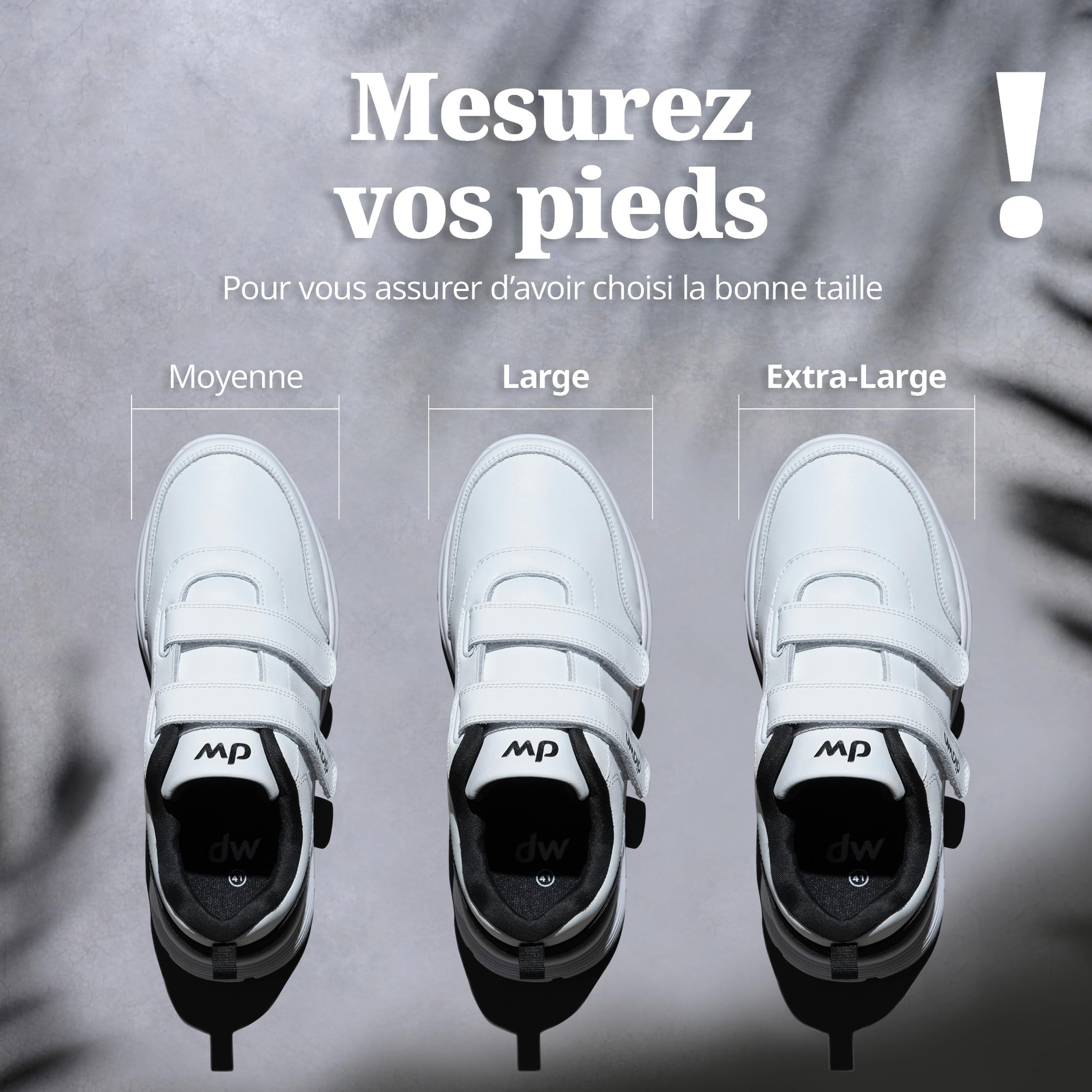 diawin Chaussures en Cuir Véritable Larges pour Hommes et Femmes – Avant-Pied Large, Profondeur Supplémentaire, Confort Pieds Gonflés, Idéal pour Diabétiques