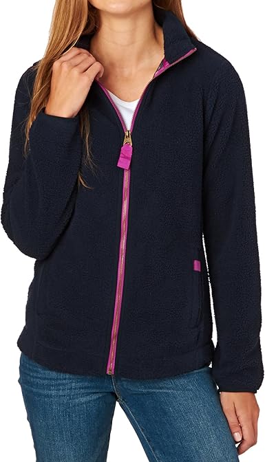 navy womens fleece