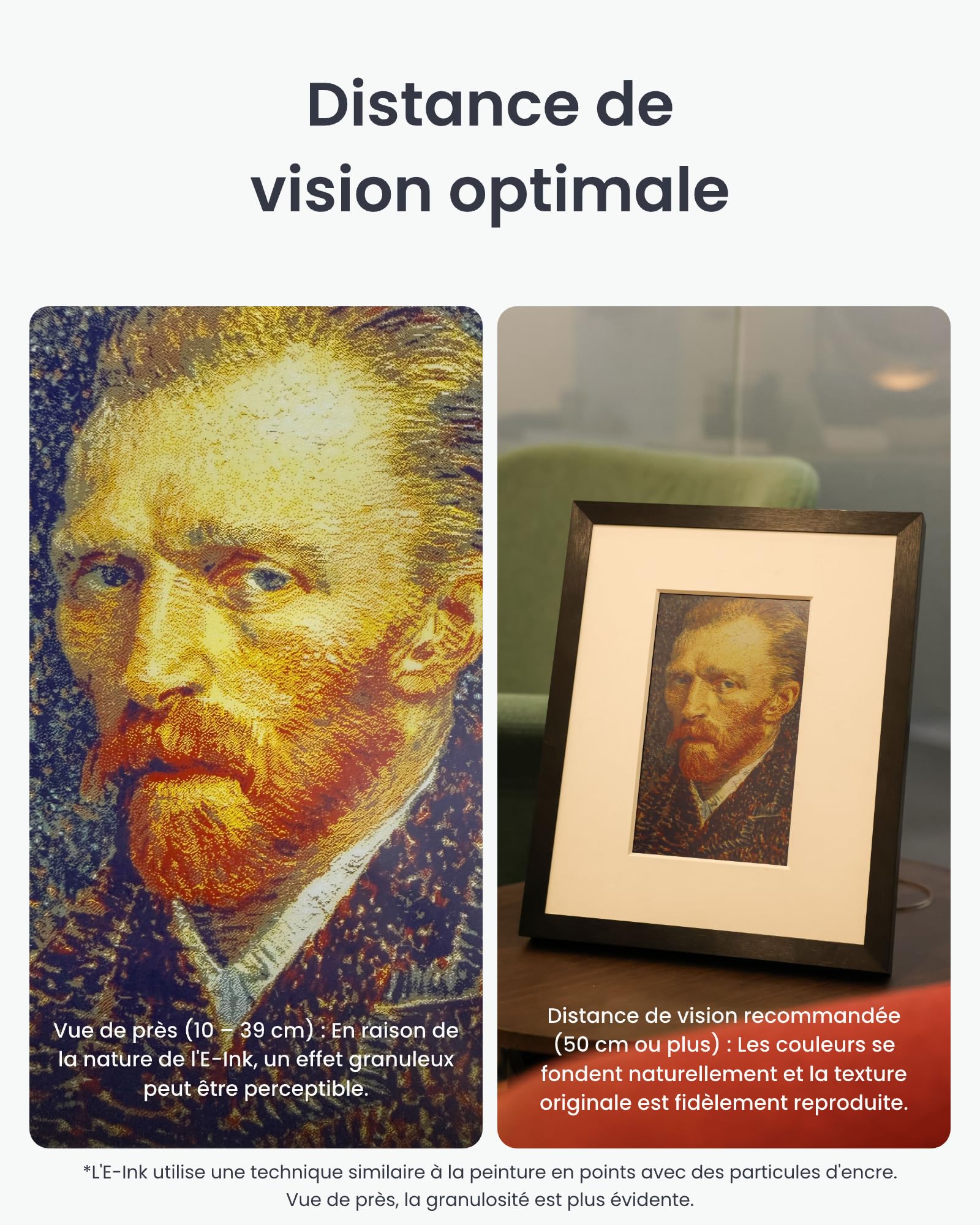SwitchBot Cadre d'art Numérique IA, 13.3'' Cadre Photo Numérique sans Câblage, Écran Électronique-Ink, Autonomie Ultra-Longue, Cadre Photo Numérique Wi-FI, Compatible Alexa