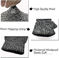 Riverruns Merino Wool Fingerless Fishing Gloves for Men & Women - Anti-Slip Grip, Thermal Warmth, Dexterity for Ice Fishing & Outdoors
