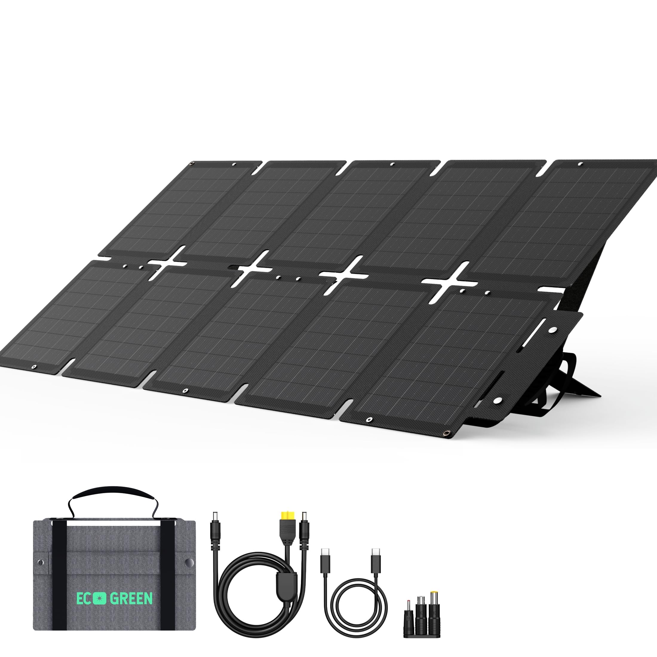 EcoGreen 100W Foldable Solar Panel