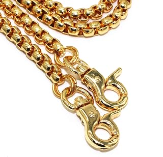 Iron Box Chain Strap Handbag Chains Purse Chain Straps Shoulder Cross Body Replacement Straps with Metal Buckles (Gold, 47")
